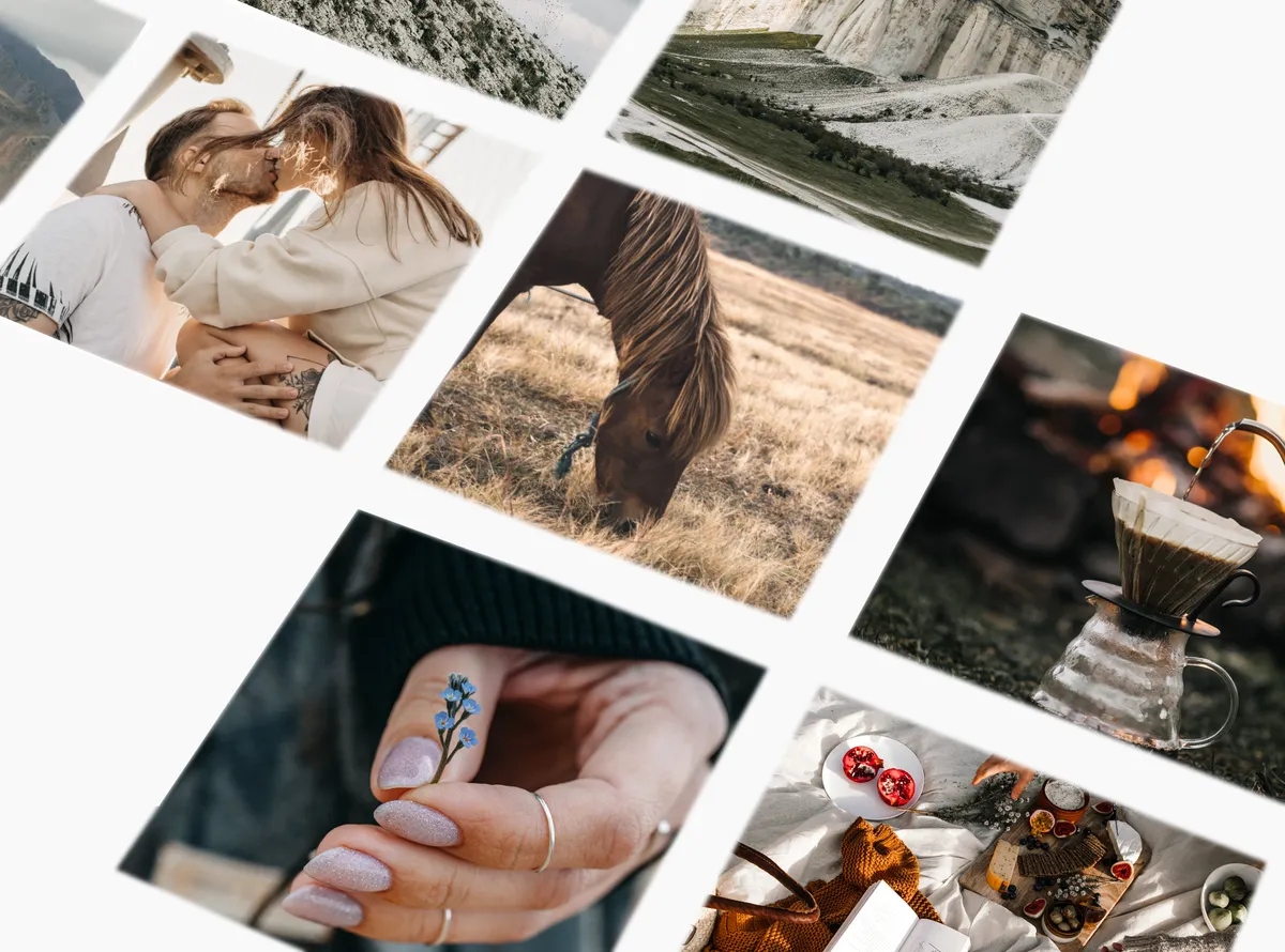 Quadratische Fotoabzüge auf echtem Fotopapier